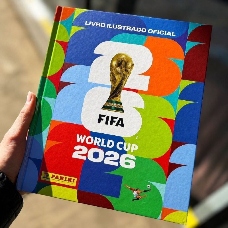 ⚽ Álbum de Figurinhas Copa Do Mundo Fifa 2026 Capa Dura