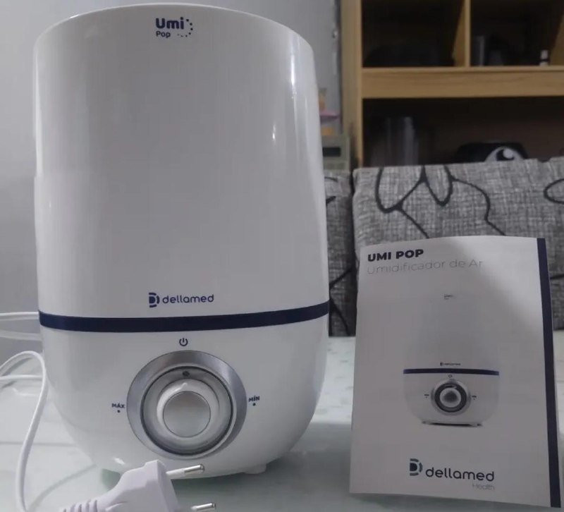 Umidificador De Ar Ultrassônico 2,3l Dellamed Branco Bivolt