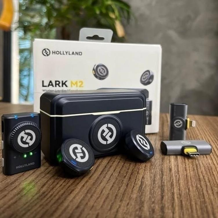 🎤 Microfone Hollyland Lark M2 Duo Combo Duplo