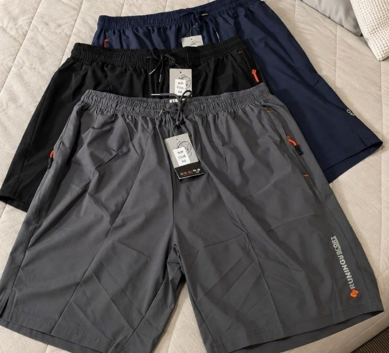 Kit 3 Shorts Esportivos Plus Size Secagem Rápida