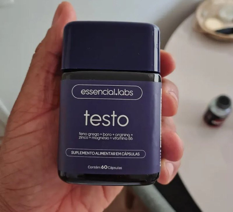 💪  Testo Essencial Precursor da Testosterona - 60 Cápsulas