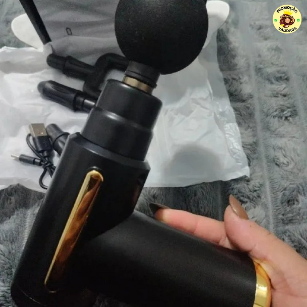 Massageador Pistola Elétrica Profissional