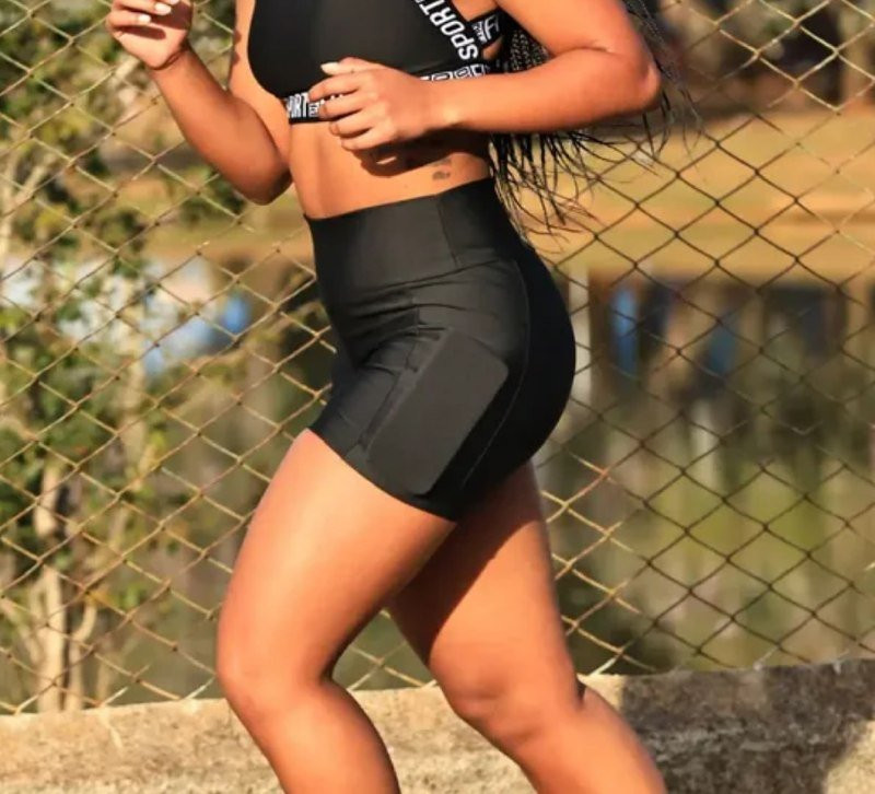 Shorts Modelador C/ Bolso 9 cores
