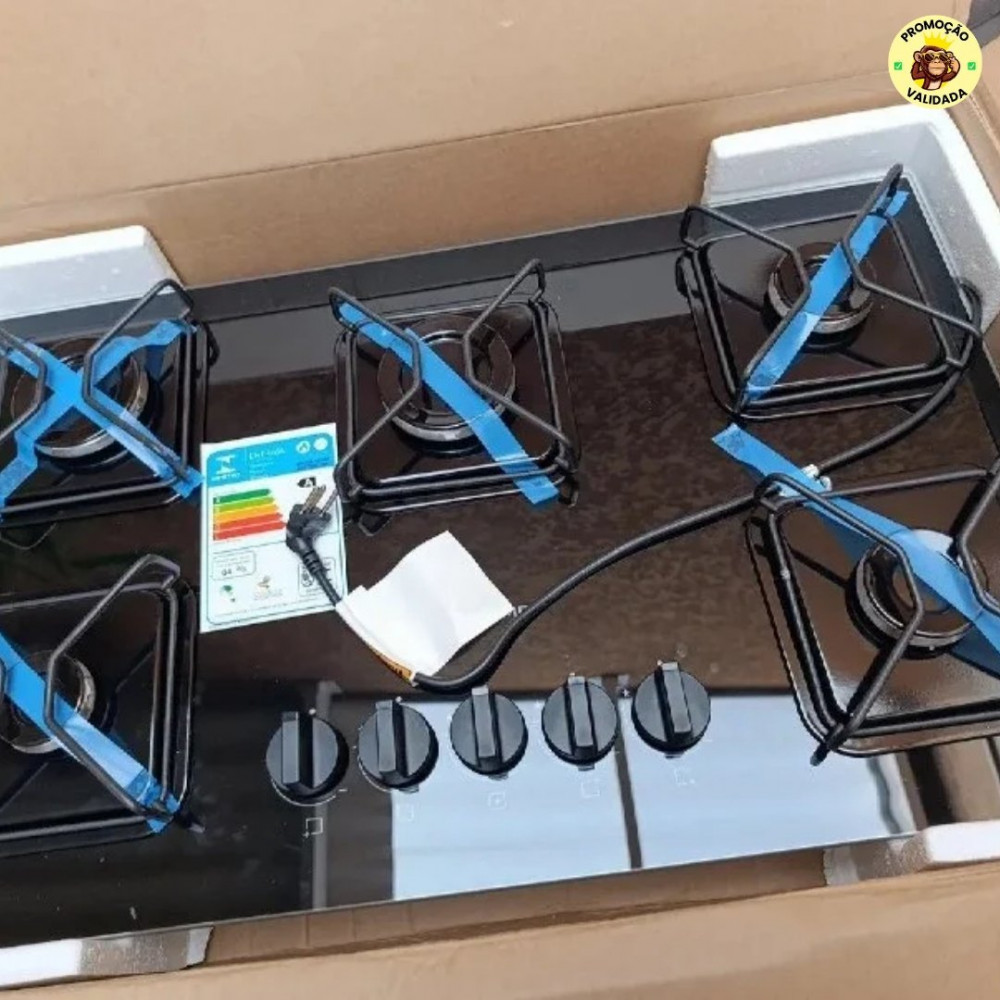 Cooktop Brastemp a Gás 5 Bocas
