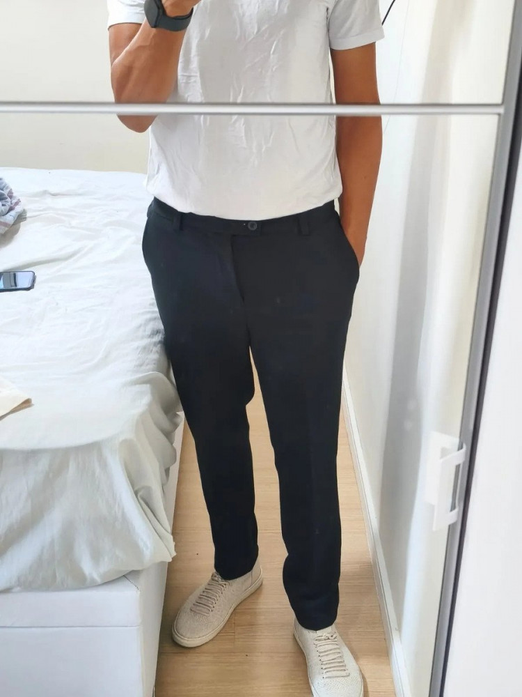 Calça Social Masculina Stretch Alfaiataria