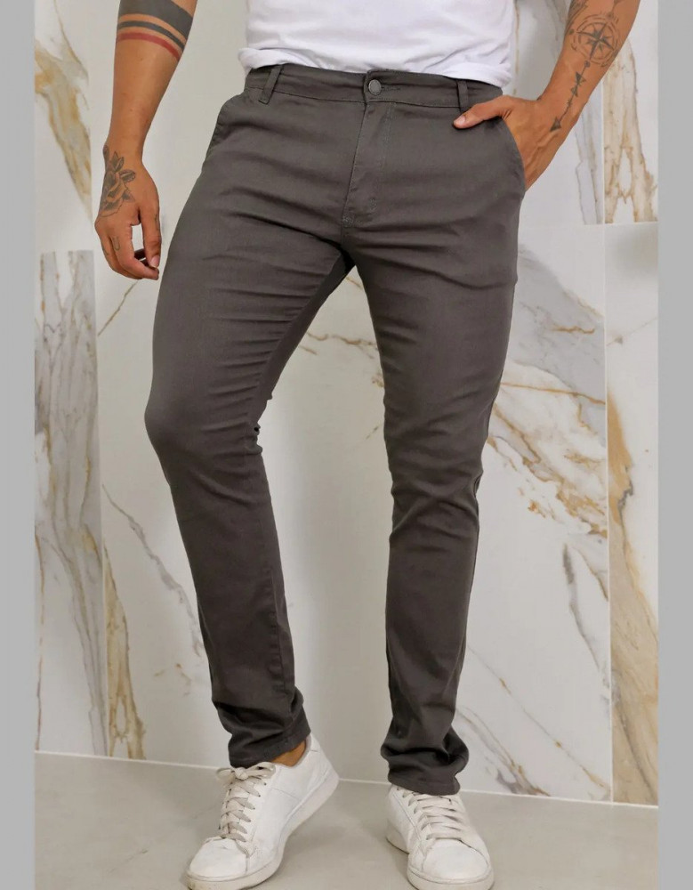 Calça Masculina Sarja Premium Esporte Fino