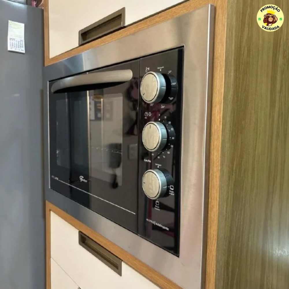 FISCHER FORNO ELÉTRICO EMBUTIR FIT LINE 48L