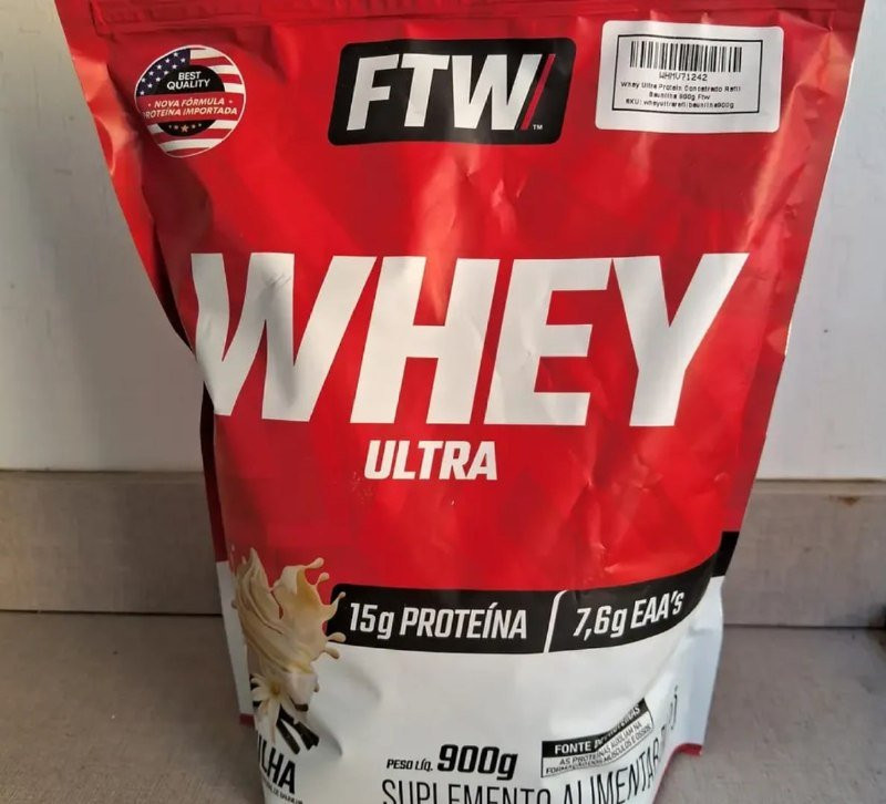 Whey Protein Ultra 900g Baunilha - FTW