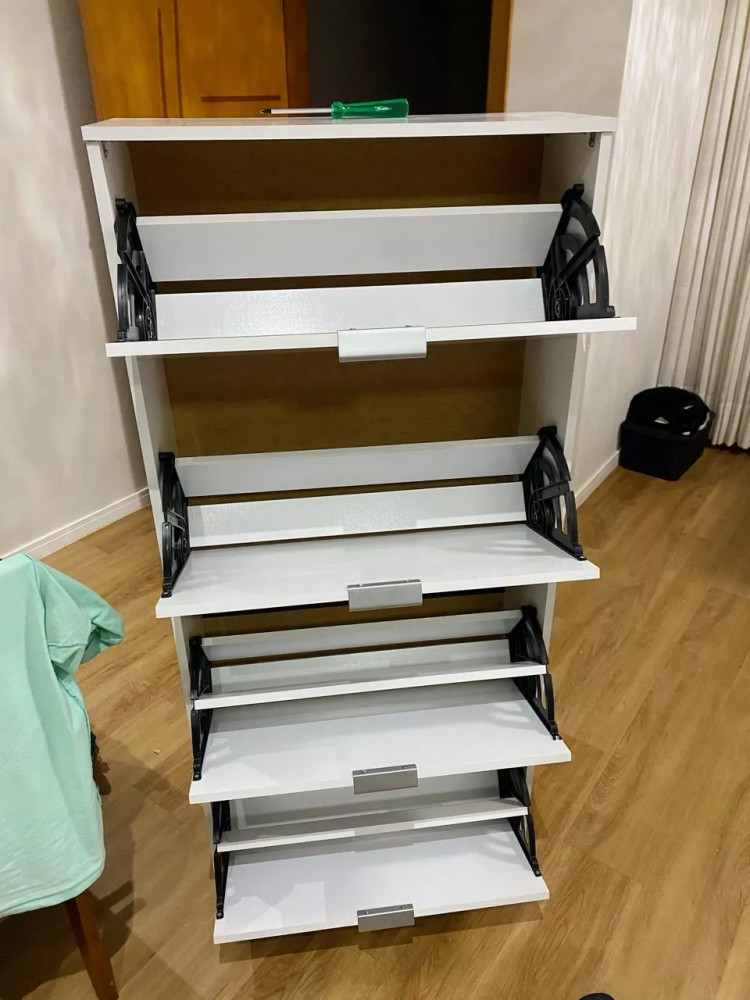 Armário Sapateira Safira 4 Portas