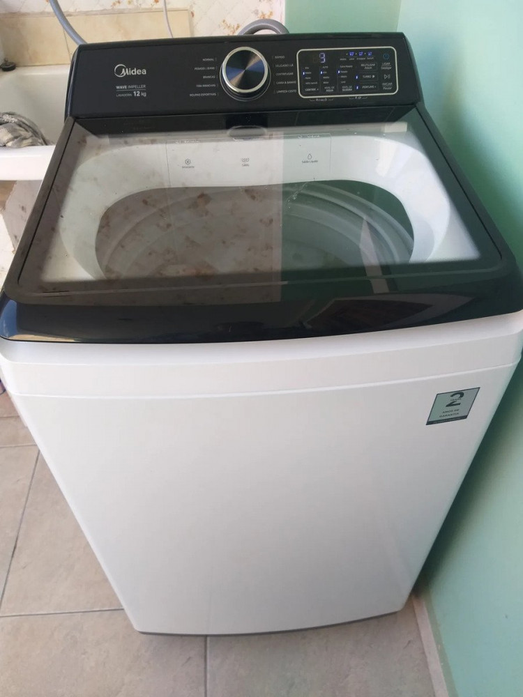 Máquina de Lavar 12kg Branca Midea Impeller