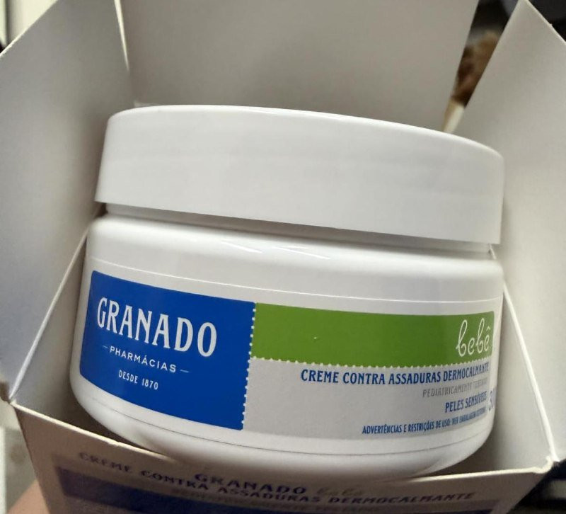 Granado Creme Assaduras Bebê, Peles Sensíveis, 300g