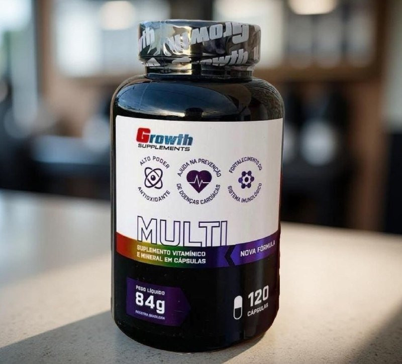 Multivitamínico 120 Cáps. Growth Supplements