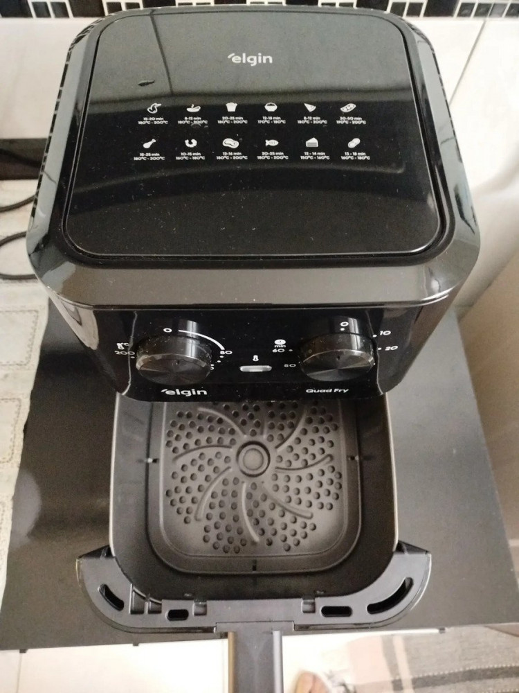 Fritadeira Quad Fry 4,2L Preto Elgin