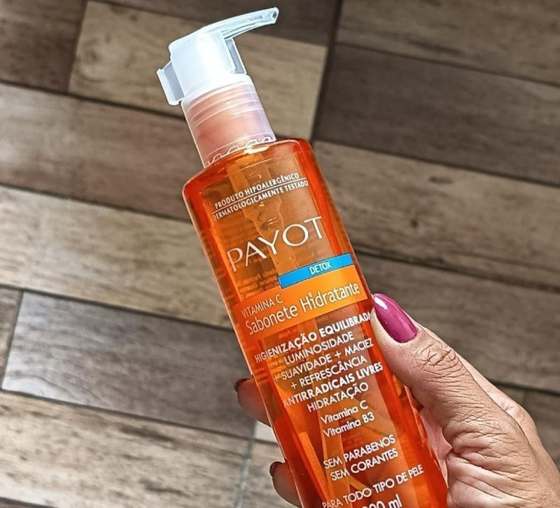 Sabonete Liquido Detox, Vitamina C- Payot 220Ml