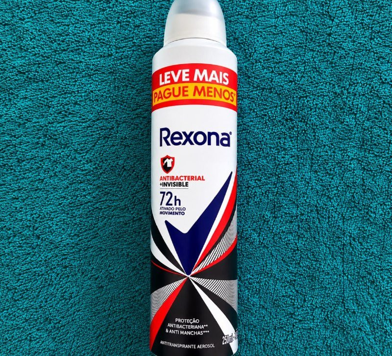 Rexona Antitranspirante Feminino Aerossol Antibacterial e Invisible 250ml