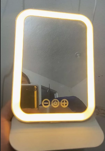Espelho de Maquiagem LED Inteligente Toque