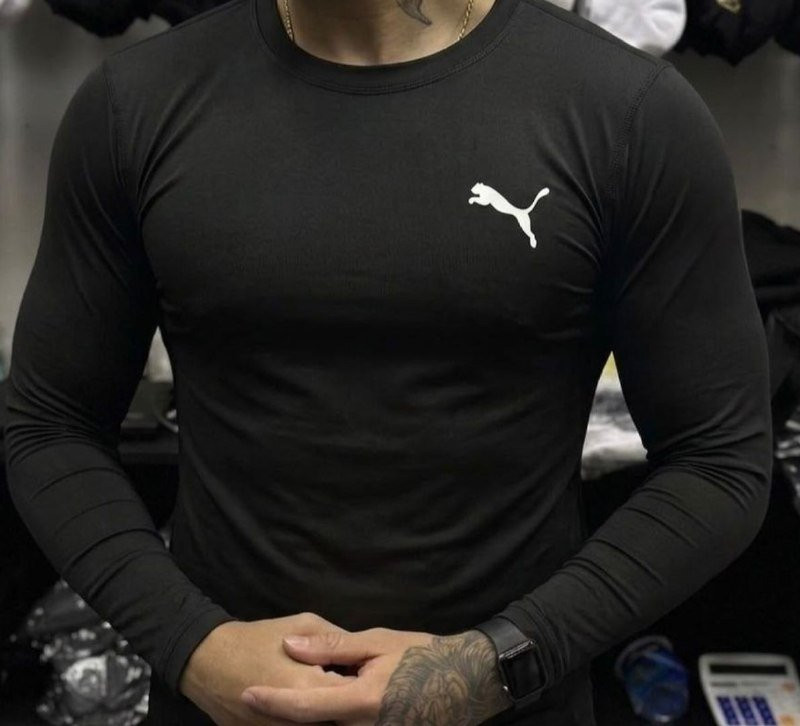 ☀️  Camiseta Térmica Puma Manga Longa Proteção UV 50+