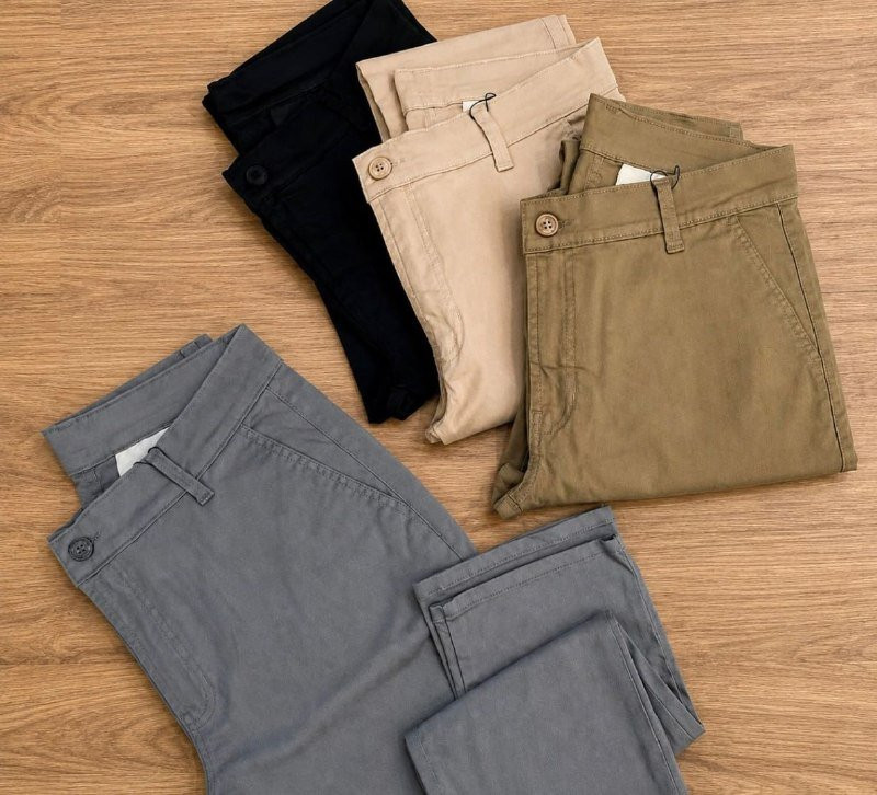 Kit 3 Calça Sarja Slim Alfaitaria