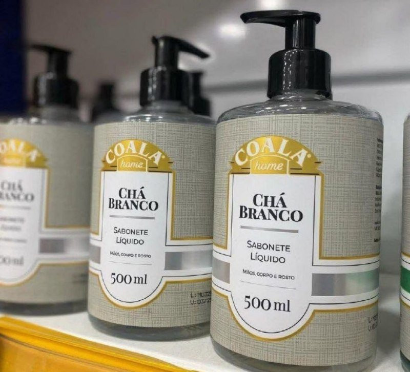 🧼 Sabonete Líquido Coala Chá Branco 500ml