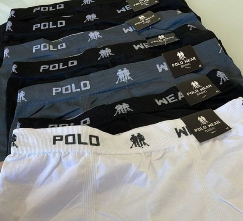 Kit 12 Cuecas Boxer Polo Wear Microfibra