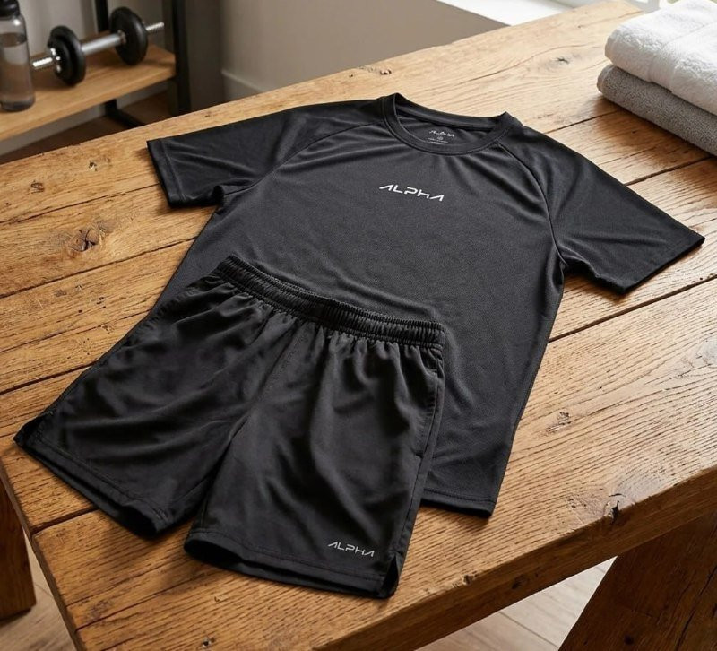 Kit Bermuda + Camiseta New Fluid Dry Alpha