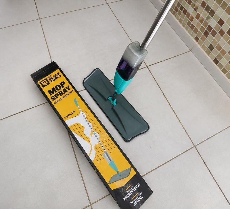 🪣  Mop Spray Rodo com Reservatório The Black Tools
