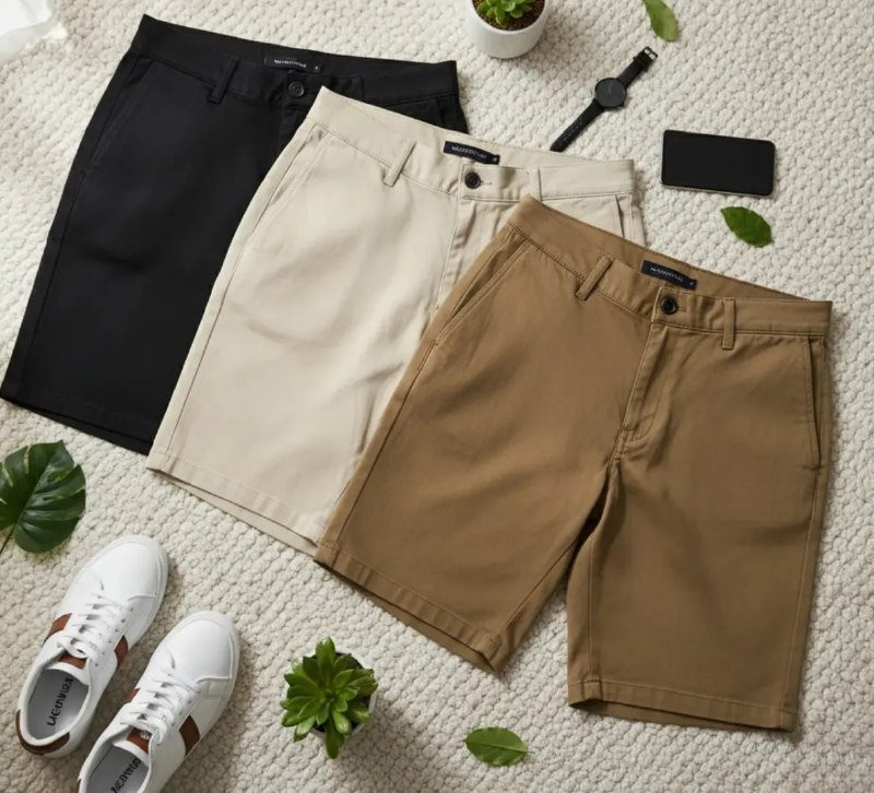 Kit 3 Bermudas Masculina Sarja Jeans Lisa