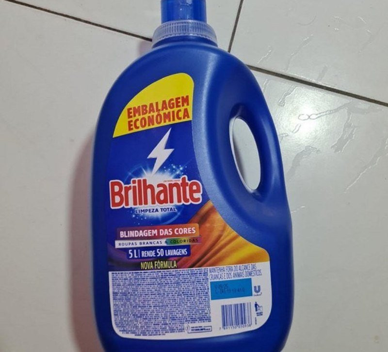 Sabão Líquido Brilhante Limpeza Total 5L