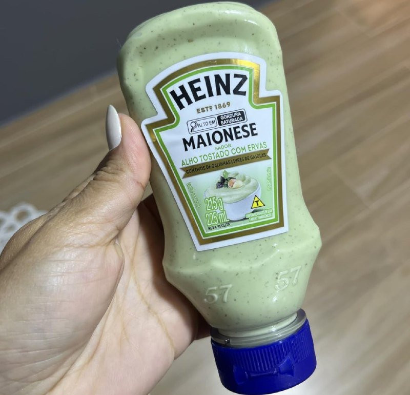 Heinz Maionese Alho Tostado Com Ervas 215g