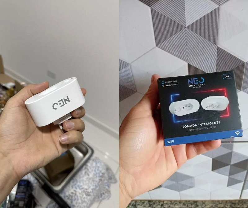Tomada Inteligente Wi-fi 2.4 GHz 20A 110v/220v Bivolt Neo Avant