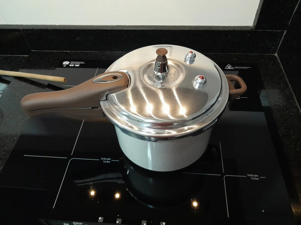 Panela de Pressão Vitrex Ceramic 4.2 L Cinza