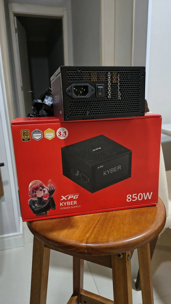 Fonte XPG Kyber 850W 80 Plus Gold Preto