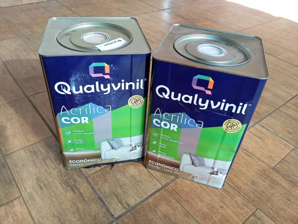 Tinta Qualyvinil Acrílico Branco Fosco 18L