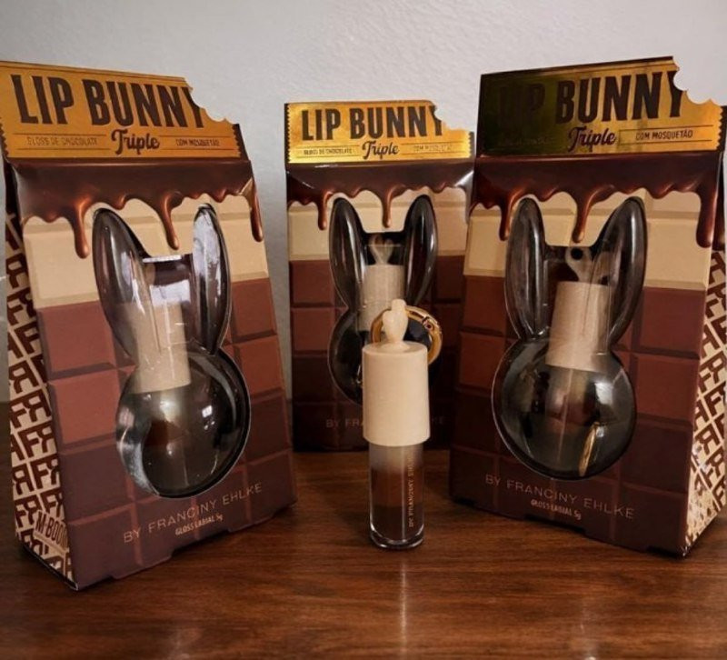 Gloss Labial Lip Bunny Triple - Fran By Franciny Ehlke