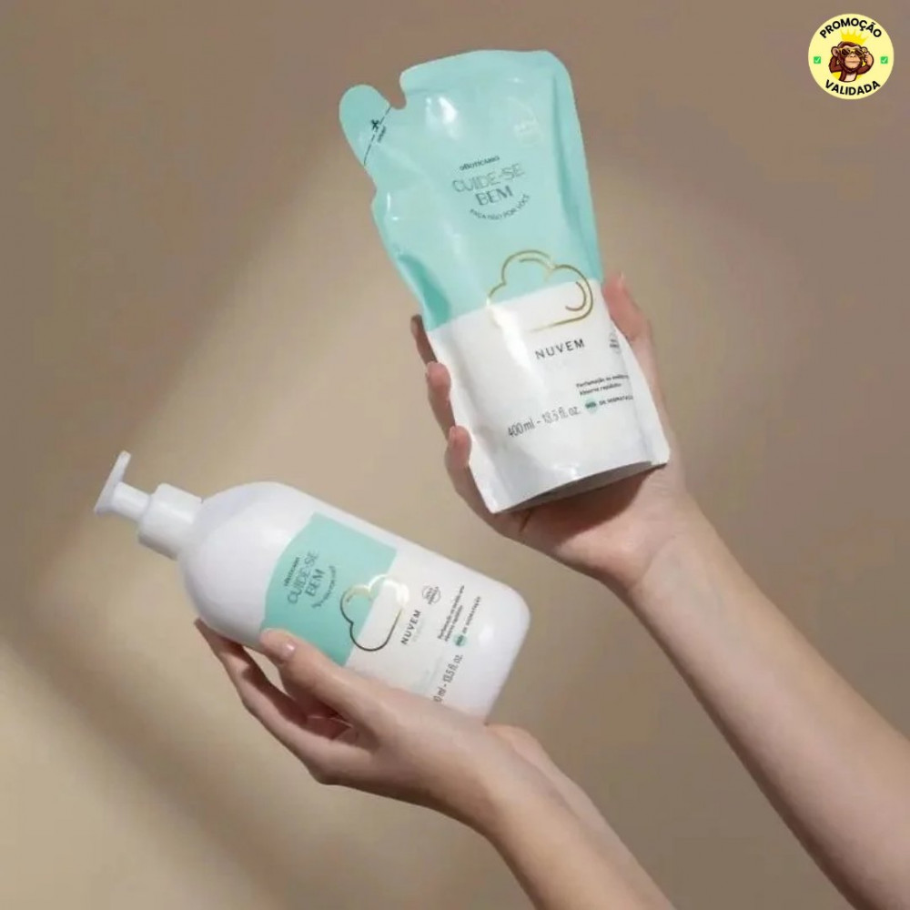 Kit Cuide-se Bem Nuvem: Loção Corporal 400ml + Refil Neutra