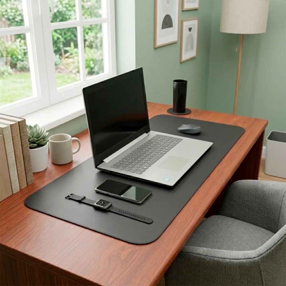 Desk Pad Mouse Pad Feroz Wf Couro Sintético