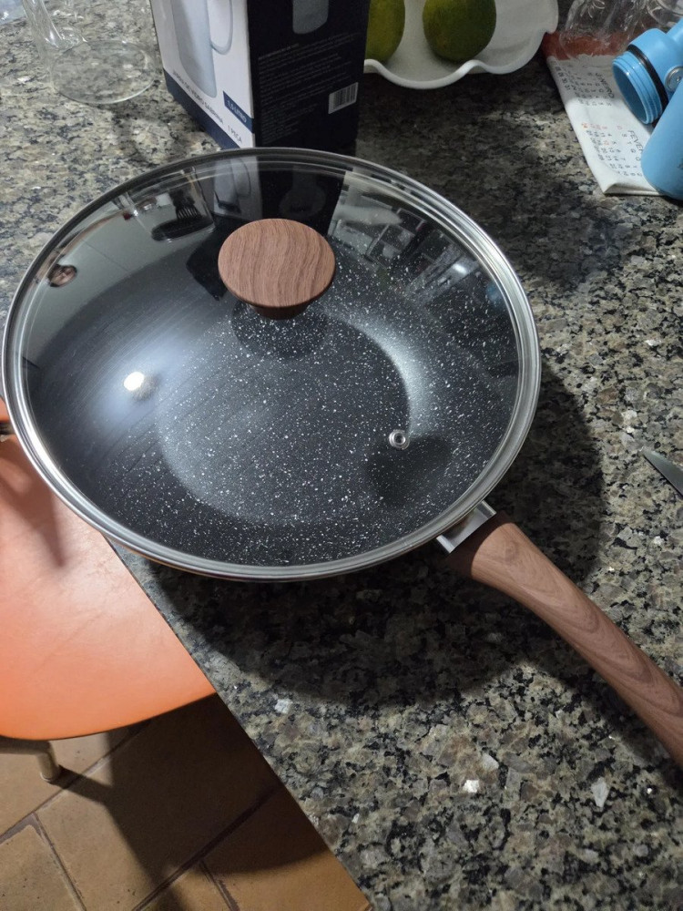 Frigideira Wok Antiaderente Cerâmica 28cm 4L