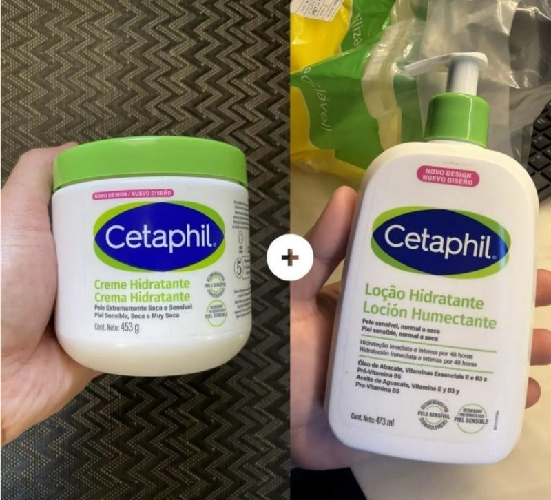 Kit Cetaphil: Creme Hidratante Neutra 453g + Loção 473ml