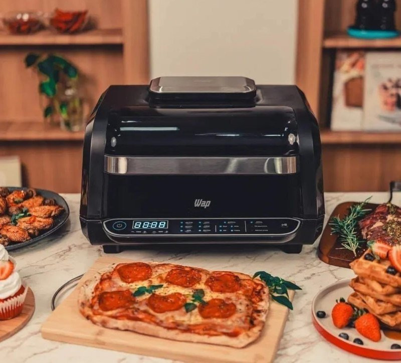 Fritadeira Elétrica Air Fryer 8 Em 1 Wap Barbecue 172v