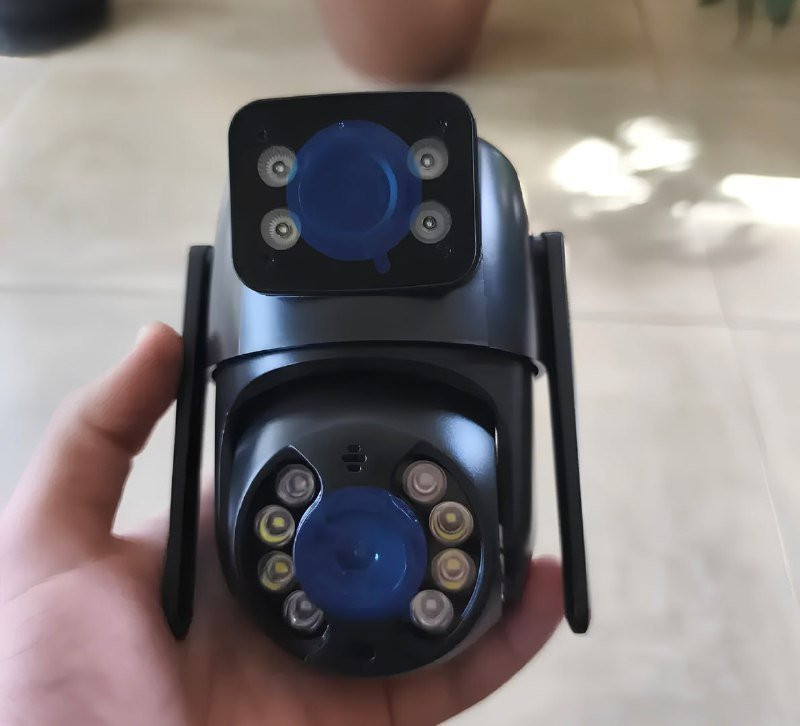 Kit 2 Câmeras de Segurança IP WiFi Interna Externa Full HD 360