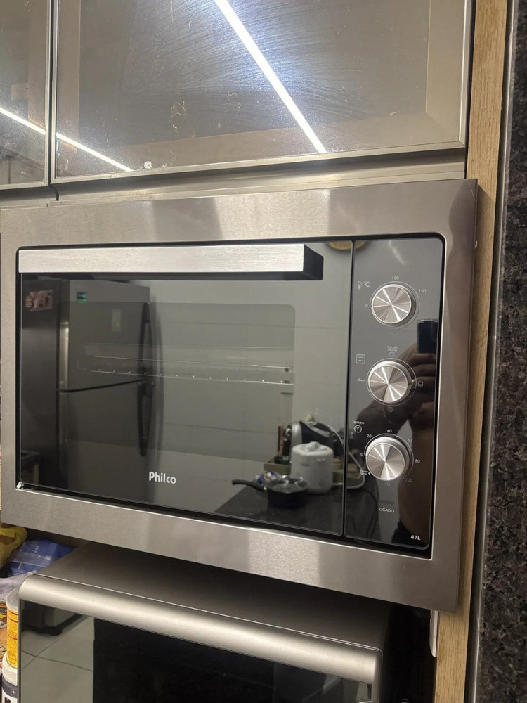 Forno Elétrico Embutir Philco 47L Inox