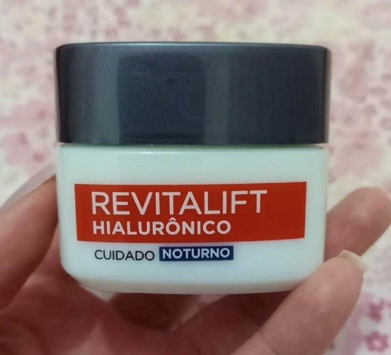 L'Oréal Paris Revitalift Hialurônico Creme Facial Noturno, com Ácido Hialurônico
