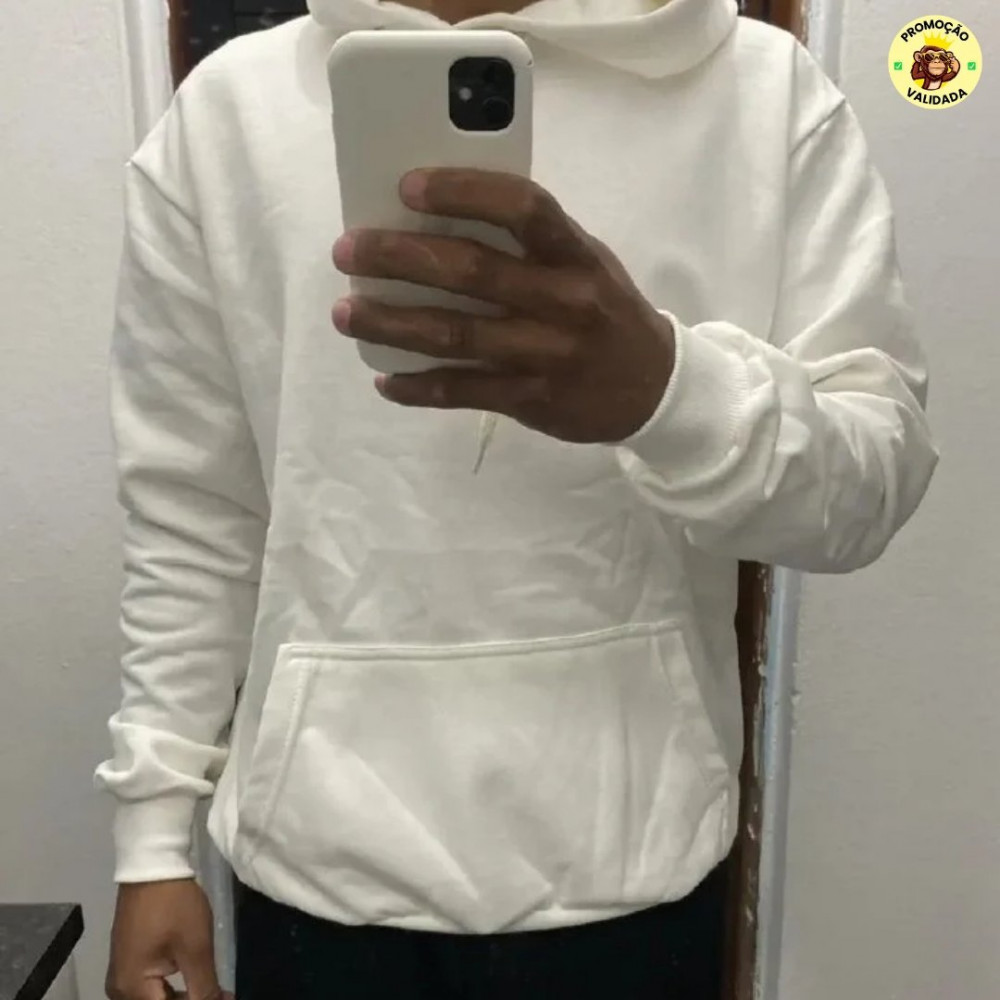 Blusa De Frio Moletom Estilo Canguru