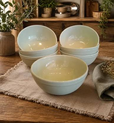 Jogo 6 Tigelas Bowl Porcelana 19 cm