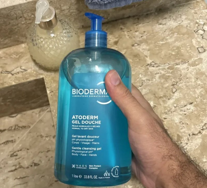 Bioderma Gel De Banho Hidratante Atoderm Gel Douche 1L