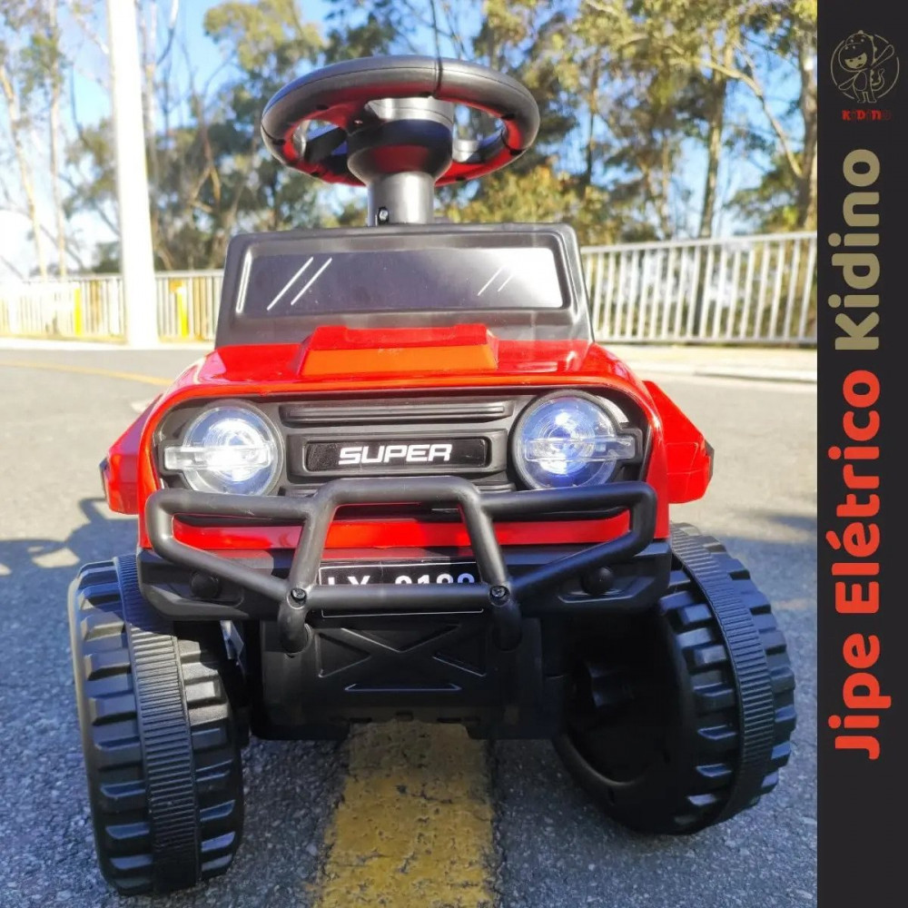 Jipe Elétrico Infantil Adventure 6v Vermelho