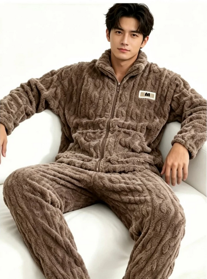 Moletom Masculino Peluciado Conjunto Zíper