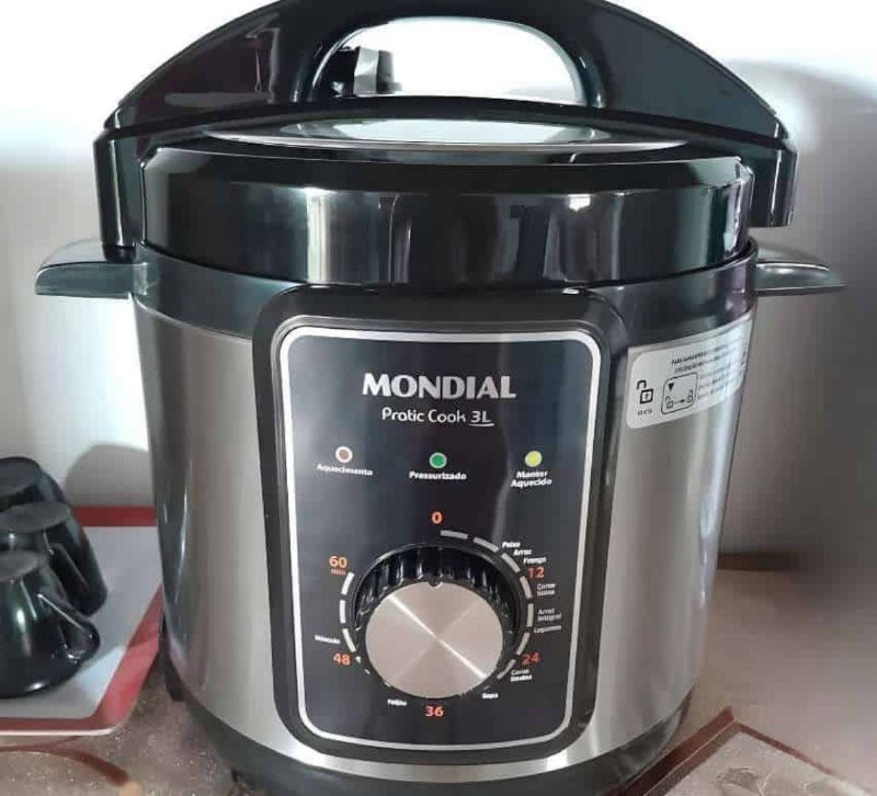 Panela de Pressão Elétrica Mondial 3L 700W
