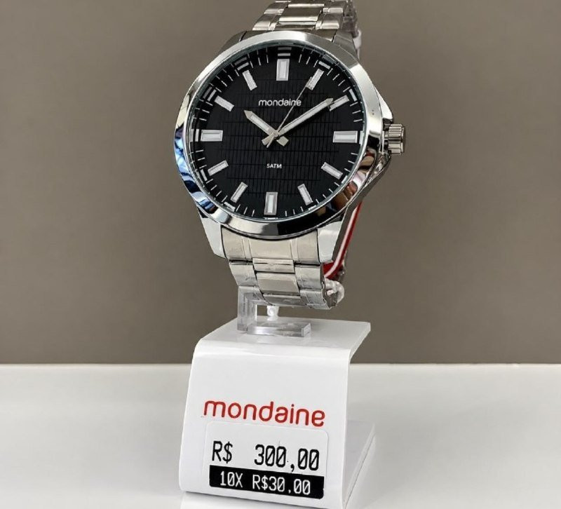 Relógio de Pulso Mondaine Prata