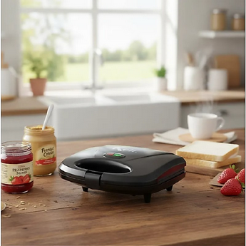 Sanduicheira Grill Elétrica 750W Koti Preta